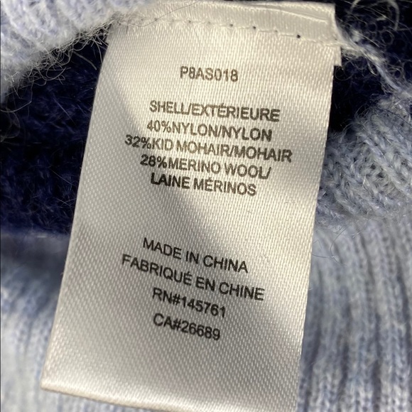 Parker NY Multicolor Striped Mohair Blend Sweater. Size S - Picture 11 of 14